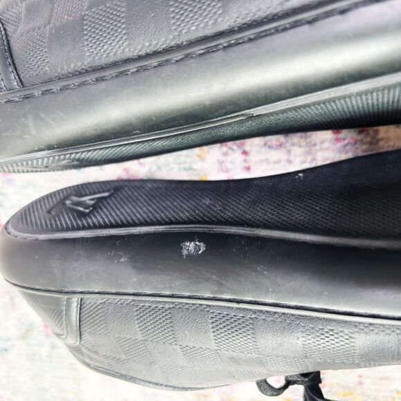 Louis Vuitton Black Leather Low Top - Picture 6 of 11